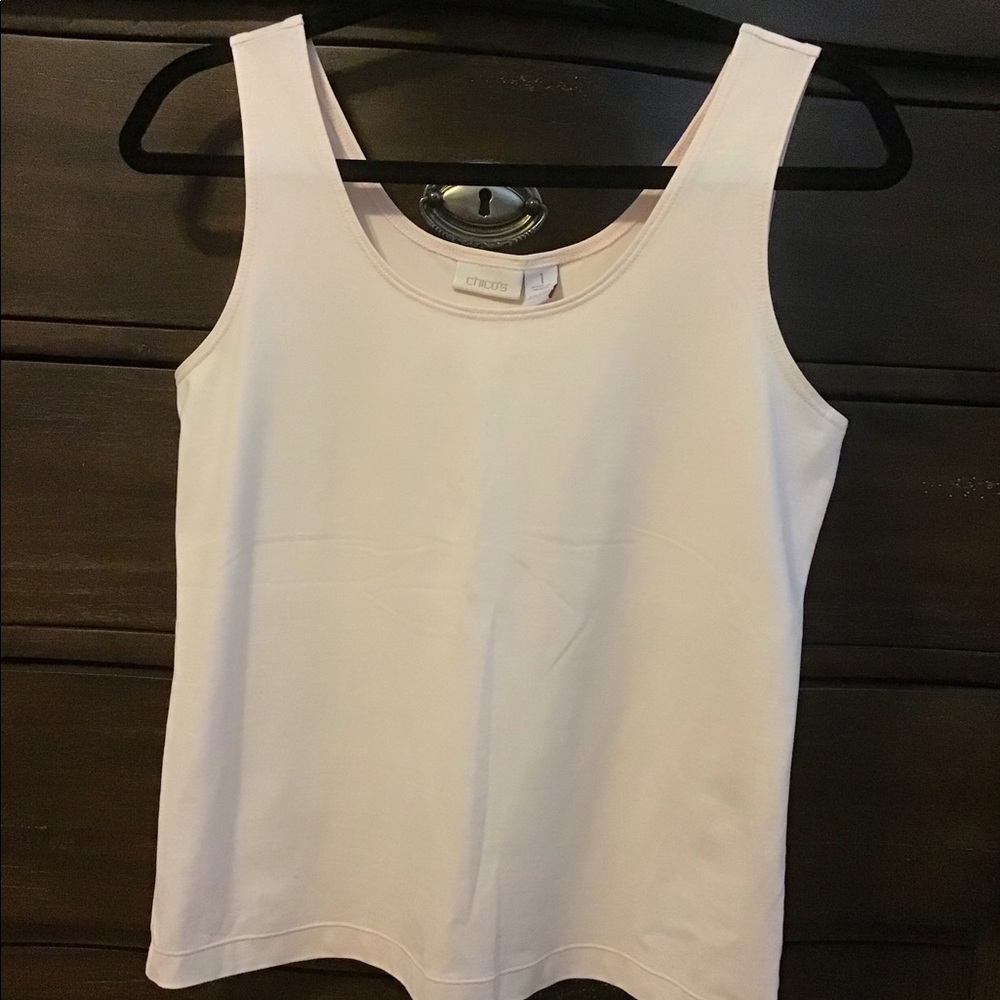 Chico’s Pastel Pink Tank Top (Size 1)